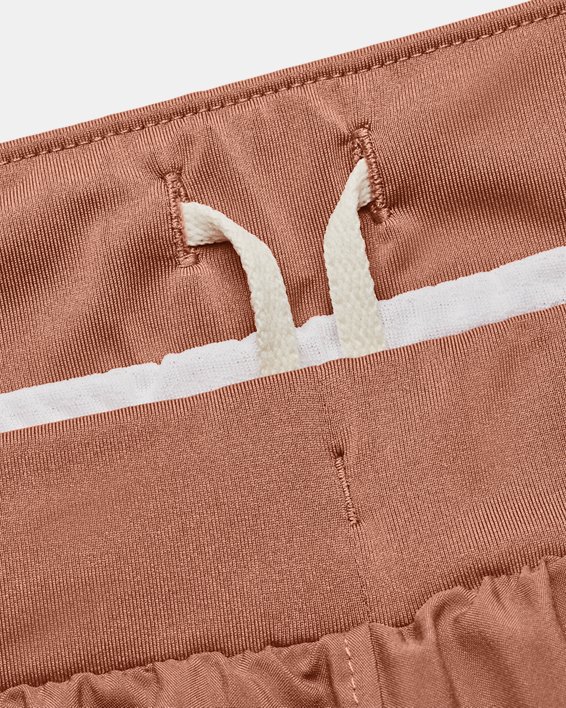 Women's UA Fly-By 2.0 Shorts, Brown, pdpMainDesktop image number 4